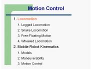 Motion Control