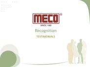 MECO INSTRUMENTS PVT. LTD. - Recognition/ Testimonials