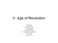 V. Age of Revolution PowerPoint PPT Presentation