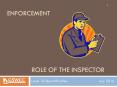 Role of the inspector PowerPoint PPT Presentation