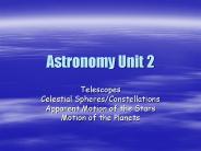Astronomy Unit 2