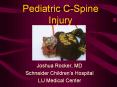 Pediatric C-Spine Injury PowerPoint PPT Presentation