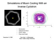 Simulations of Muon Cooling With an Inverse Cyclotron