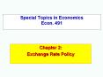 Special Topics in Economics Econ. 491 PowerPoint PPT Presentation