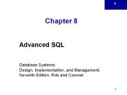 Advanced SQL