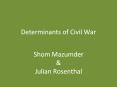 Determinants of Civil War PowerPoint PPT Presentation