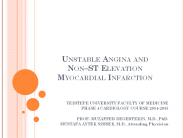 Unstable Angina and Non