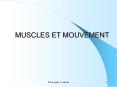 MUSCLES ET MOUVEMENT PowerPoint PPT Presentation