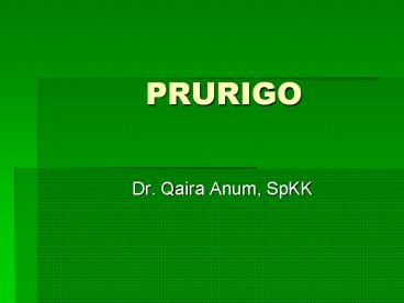 PRURIGO