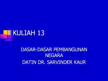 KULIAH 13