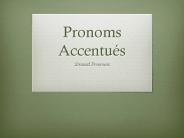 Pronoms Accentu