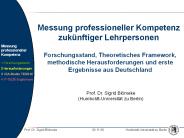 Messung professioneller Kompetenz zuk