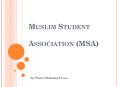 Muslim Student  Association (MSA) PowerPoint PPT Presentation