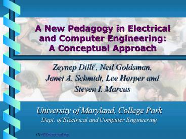A New Pedagogy in Electrical and Computer Engineering: A Conceptual Approach