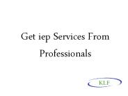 Get iep Services From Professionals