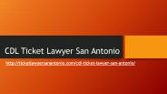CDL Ticket Lawyer San Antonio
