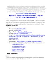 VydioX review-SECRETS of VydioX and $16800 BONUS