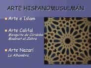 ARTE HISPANOMUSULM