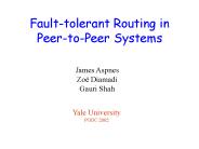 Fault-tolerant Routing in Peer-to-Peer Systems