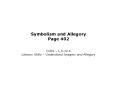Symbolism and Allegory Page 402 PowerPoint PPT Presentation