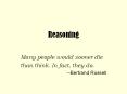 Reasoning PowerPoint PPT Presentation