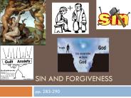 Sin and Forgiveness