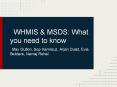 WHMIS PowerPoint PPT Presentation
