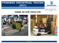 POWERED INDUSTRIAL TRUCKS (PIT) PowerPoint PPT Presentation