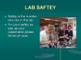 LAB SAFTEY PowerPoint PPT Presentation