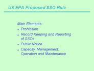 US EPA Proposed SSO Rule