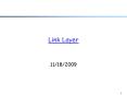 Link Layer PowerPoint PPT Presentation