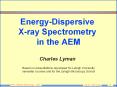 Energy-Dispersive X-ray Spectrometry in the AEM PowerPoint PPT Presentation
