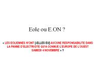 Eole ou E.ON ?