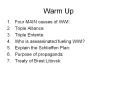 Warm Up PowerPoint PPT Presentation