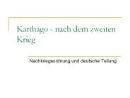 Karthago - nach dem zweiten Krieg
