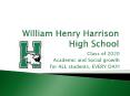 William Henry Harrison High School PowerPoint PPT Presentation