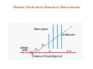 Measure Tracks decay from heavy flavor mesons