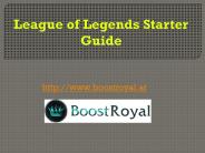 League of Legends Starter Guide