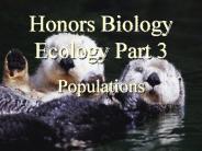 Honors Biology Ecology Part 3