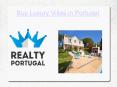 Buy Luxury Villas in Portugal