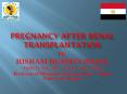 Pregnancy After Renal Transplantation PowerPoint PPT Presentation