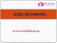 Nose Reshaping In Hyderabad ,India