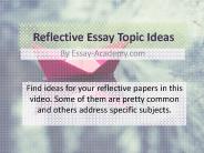 Reflective Essay Topics Ideas