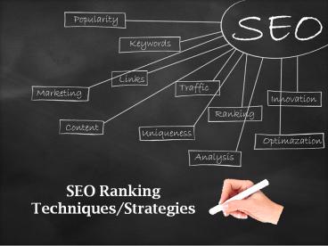 SEO Ranking Techniques/Strategies