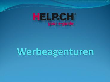 Werbeagenturen