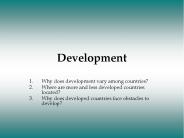 Development