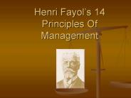 Hanry Fayol 14 Principles