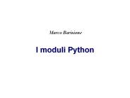 I moduli Python