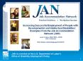 Increasing Successful Employment of People with Developmental and Intellectual Disabilities: Examples from the Job Accommodation Network (JAN) PowerPoint PPT Presentation