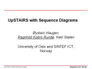 UpSTAIRS with Sequence Diagrams